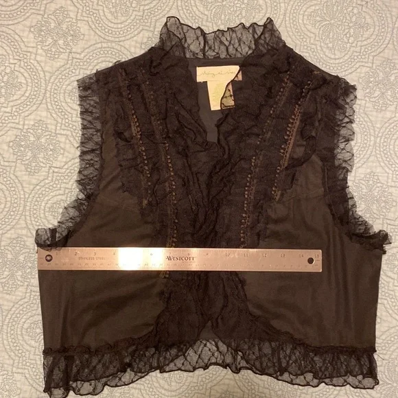 Staring at Stars from Urban Outfitters Lace & Mesh Vest - Picture 4 of 5